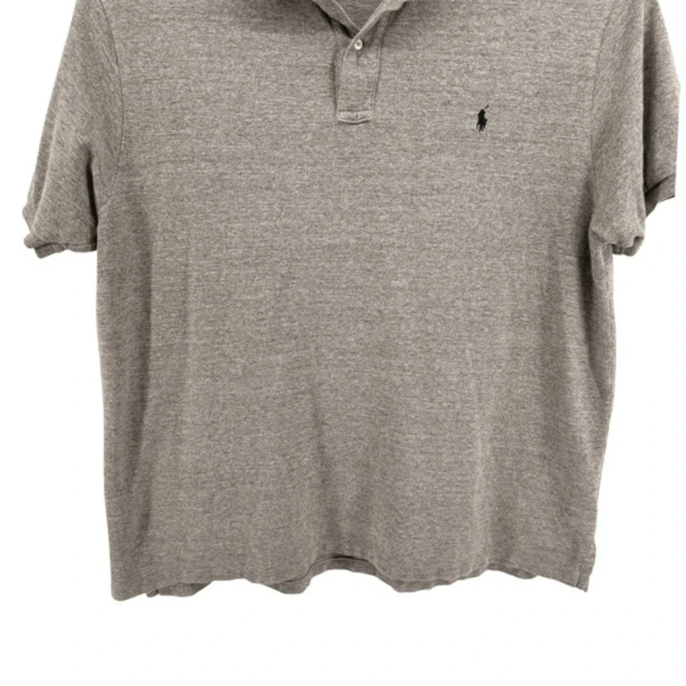 Polo Ralph Lauren Polo Shirt Mens 3XB Pre-Owned Grey Short Sleeve‎ Cotton Pony